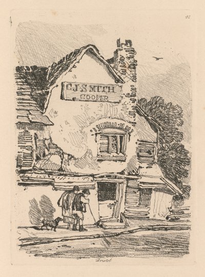 Liber Studiorum: Maison à Bristol - John Sell Cotman