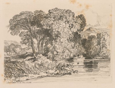 Liber Studiorum : Planche 4, Vue sur la Yare, Norfolk, 1838 - John Sell Cotman