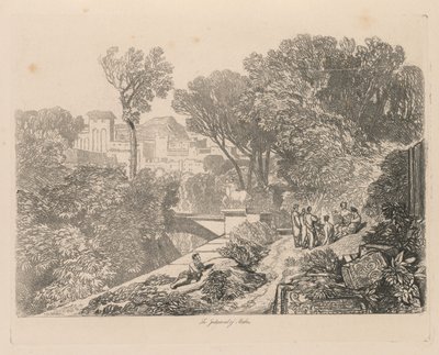 Liber Studiorum : Planche 6, Le Jugement de Midas - John Sell Cotman