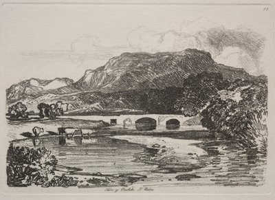 Liber Studiorum : Tan y Beolch, Nord du Pays de Galles - John Sell Cotman