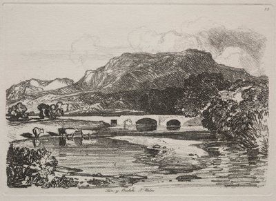 Liber Studiorum : Tan y Beolch, Nord du Pays de Galles, 1838 - John Sell Cotman