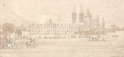 École militaire et abbaye de Saint-Étienne à Caen - John Sell Cotman