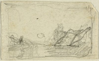 Clair de lune sur un paysage - John Sell Cotman
