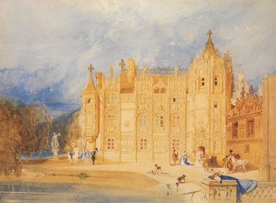 La Maison Abbatiale, Abbaye de Saint-Ouen, Rouen, 1824-31 - John Sell Cotman