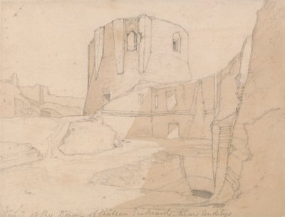 Vue du Donjon du Château Gaillard, près d