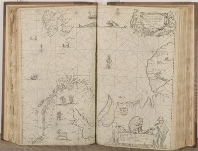 Carte des côtes maritimes de la Russie, de la Laponie, du Finmarke, de la Nouvelle-Zemble et du Groenland, 1671 - John Seller