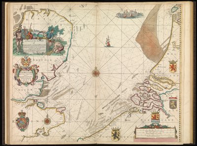 Carte des côtes maritimes d