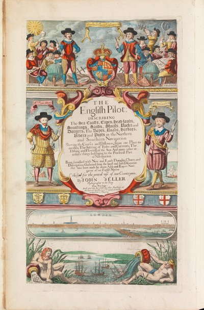 Le pilote anglais, le premier livre : décrivant la navigation nordique, c.1671 - John Seller
