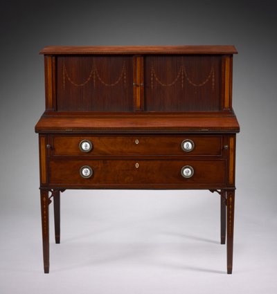 Bureau tambour, vers 1800 - John Seymour
