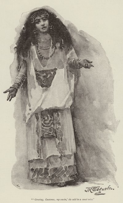 La Fille de Montezuma, par H Rider Haggard - John Seymour Lucas