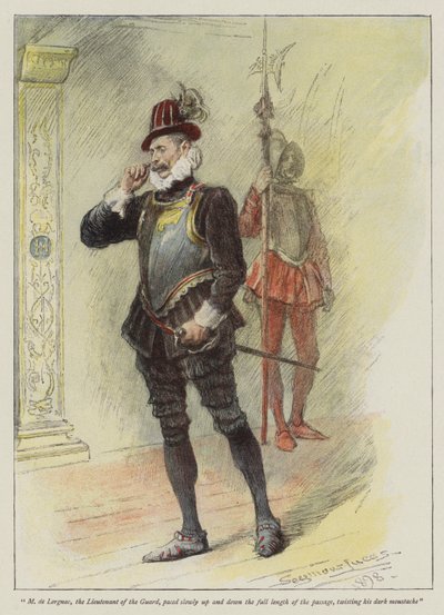 Le cœur de Denise (chromolithographie) - John Seymour Lucas