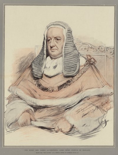 Le Très Honorable Baron Alverstone, Lord Chief Justice d
