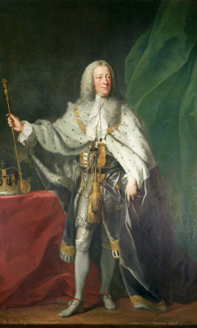 Portrait du roi George II, 1758 - John Shackleton