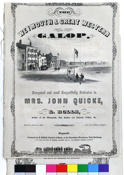 Weymouth et Great Western Galop, c1870 - John Sherren