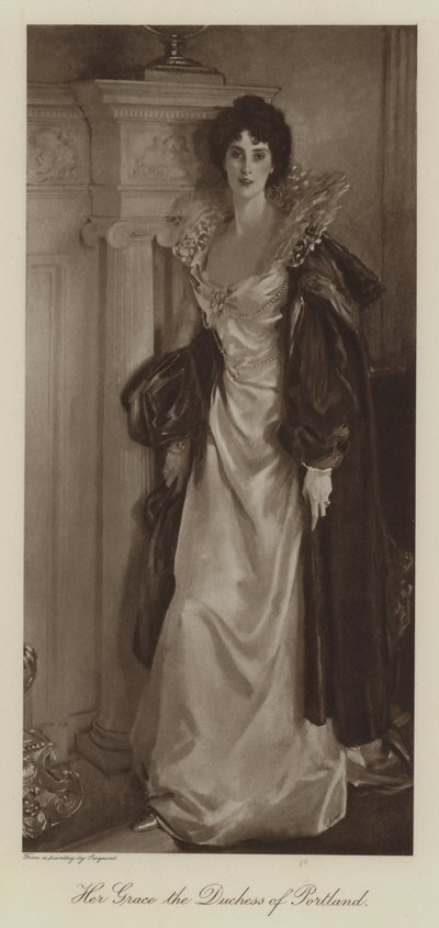 Son Altesse la Duchesse de Portland (lithographie) - John Singer (after) Sargent