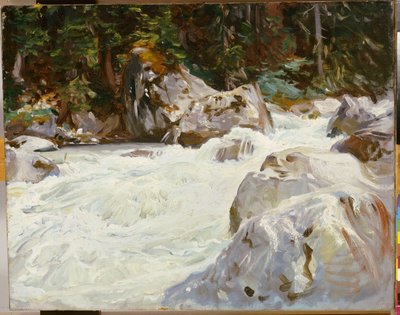 Un Torrent en Norvège - John Singer Sargent