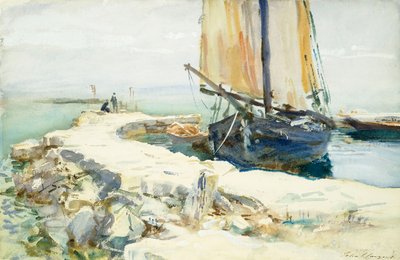 Au-dessus du lac de Garde - John Singer Sargent