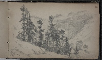 Paysage alpin, Zell am See, Autriche - John Singer Sargent