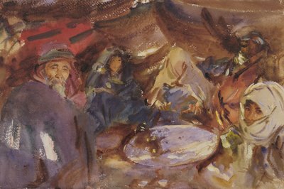 Gitans arabes dans une tente, 1905-06 - John Singer Sargent