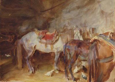 Écurie arabe, c.1905-06 - John Singer Sargent