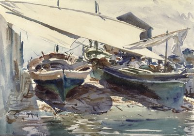 Bateaux tirés - John Singer Sargent