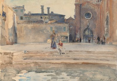 Campo dei Frari, Venise, vers 1880 - John Singer Sargent