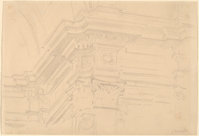 Entablement de la Capilla Real, Grenade - John Singer Sargent