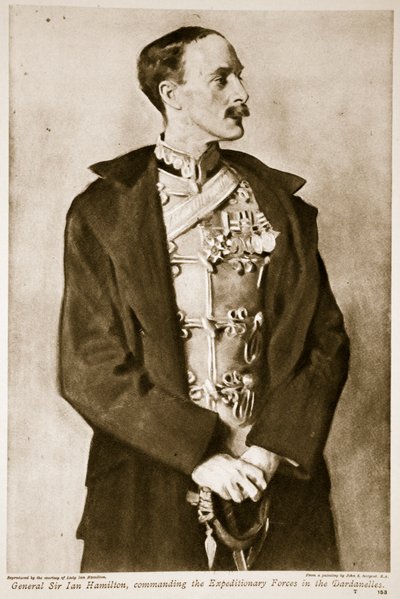 Général Sir Ian Hamilton, commandant les forces expéditionnaires aux Dardanelles, 1914-19 - John Singer Sargent