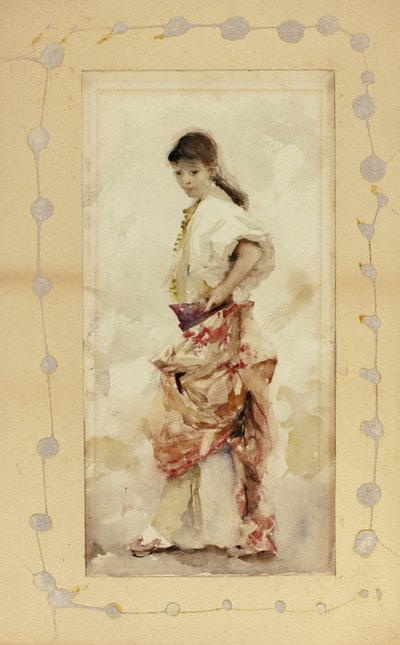 Fille en costume espagnol, avant 1880 - John Singer Sargent