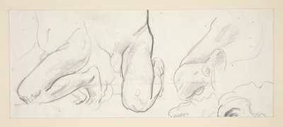 Figures agenouillées - John Singer Sargent