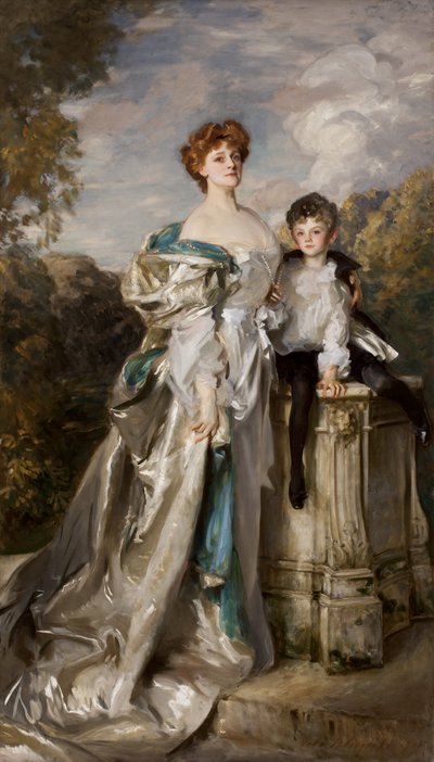 Lady Warwick et son fils - John Singer Sargent
