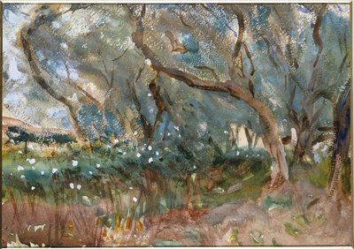 Paysage, Corfou, 1909 - John Singer Sargent