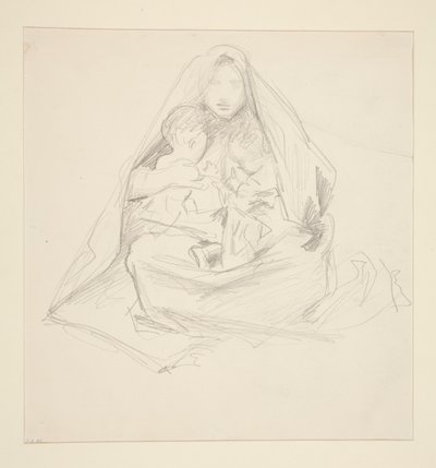 Madone et enfant - John Singer Sargent