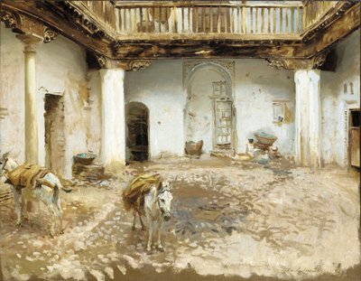 Cour mauresque, 1913 - John Singer Sargent