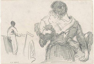 Mère et enfant (recto) - John Singer Sargent