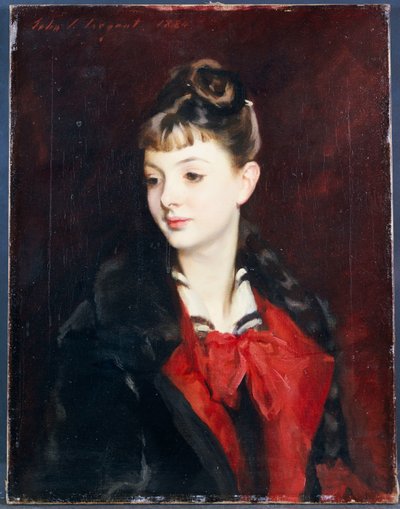 Portrait de Mademoiselle Suzanne Poirson, 1884 - John Singer Sargent