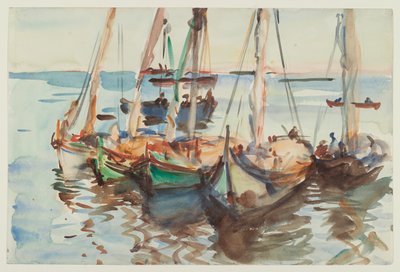 Bateaux portugais - John Singer Sargent
