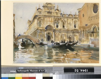 Rio Dei Mendicanti, Venise - John Singer Sargent