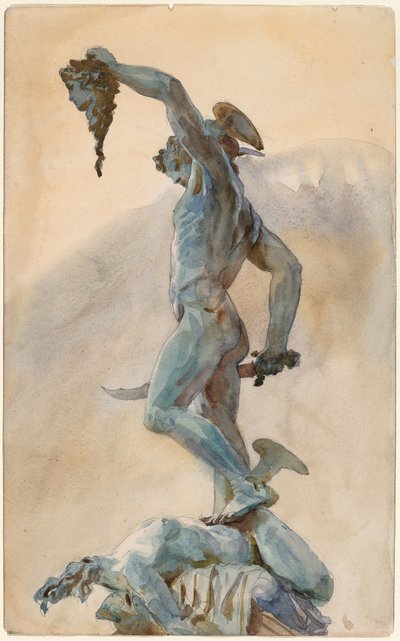 Esquisse du Persée de Cellini - John Singer Sargent