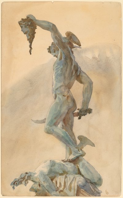 Esquisse du Persée de Cellini, fin 19ème-début 20ème siècle - John Singer Sargent