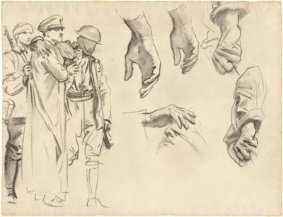 Études pour Gassed - John Singer Sargent