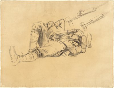 Études pour "Gassed" (recto) - John Singer Sargent