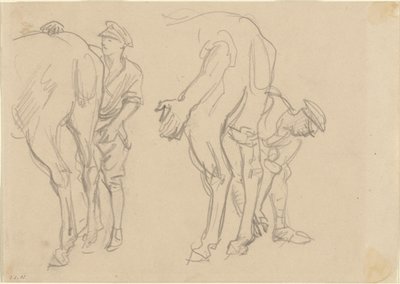 Études pour Scots Grey - John Singer Sargent