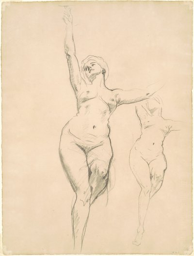 Études de la Victoire pour "La Mort et la Victoire" - John Singer Sargent