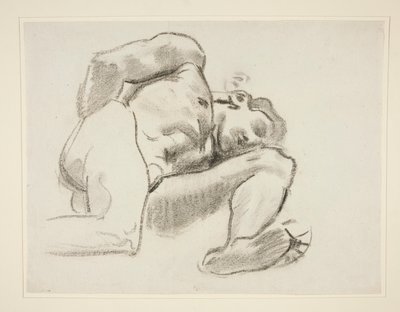 Étude pour Prométhée, rondel, Rotonde, Musée des Beaux-Arts de Boston - John Singer Sargent
