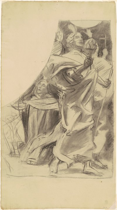 Étude pour "Triomphe de la religion" - John Singer Sargent