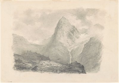 Les Alpes [recto] - John Singer Sargent