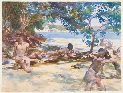 Les Baigneurs - John Singer Sargent