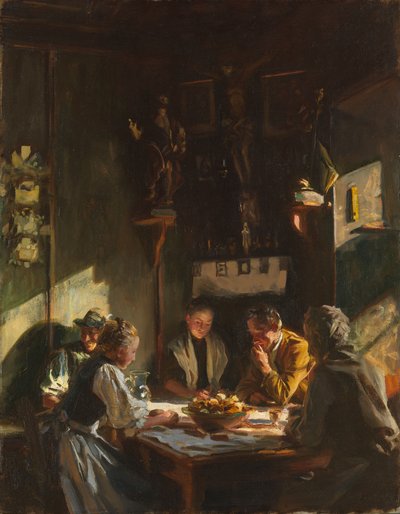Intérieur tyrolien, 1915 - John Singer Sargent