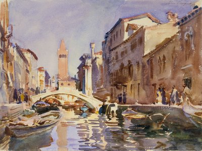 Canal vénitien, 1913 - John Singer Sargent
